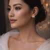 petite crystal bow studs