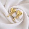 liquid heart drop studs