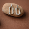 crystal bow drop earrings