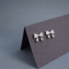 petite crystal bow studs
