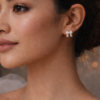 petite crystal bow studs